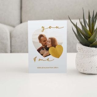 You & Me Photo Card